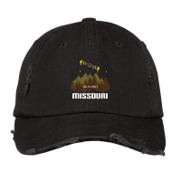 Colorful Total Solar Eclipse Missouri T Shirt Vintage Cap | Artistshot