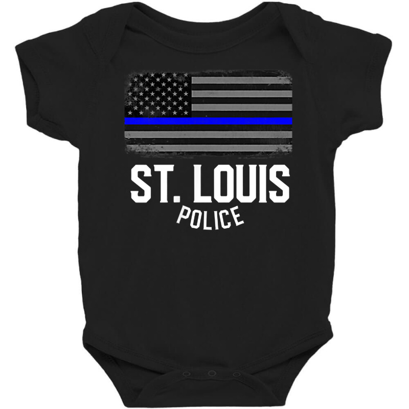 City Of St. Louis Police Officer Missouri Policeman T Shirt Baby Bodysuit | Artistshot