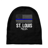 City Of St. Louis Police Officer Missouri Policeman T Shirt Baby Beanies | Artistshot