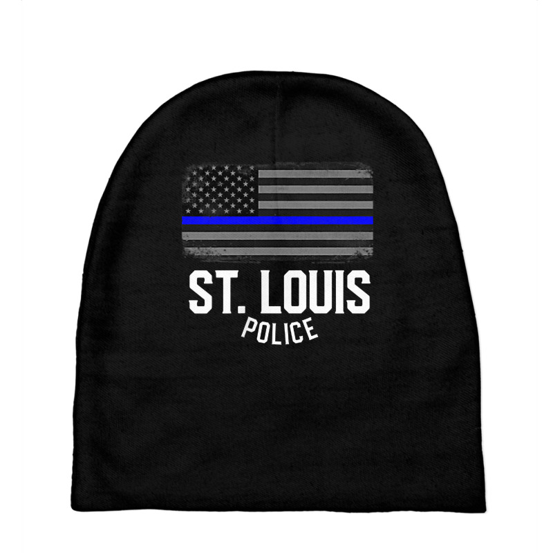 City Of St. Louis Police Officer Missouri Policeman T Shirt Baby Beanies | Artistshot