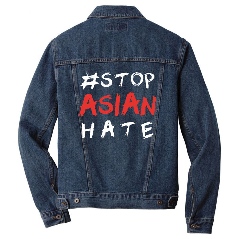 Asian Lives Matter , Stop Asian Hate Men Denim Jacket | Artistshot