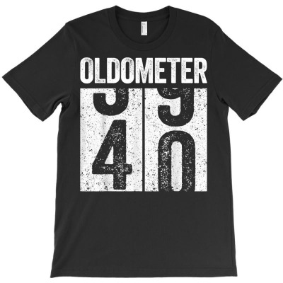 Oldometer 40 T Shirt 40th Birthday Gift Shirt T Shirt T-shirt Designed By Crichto