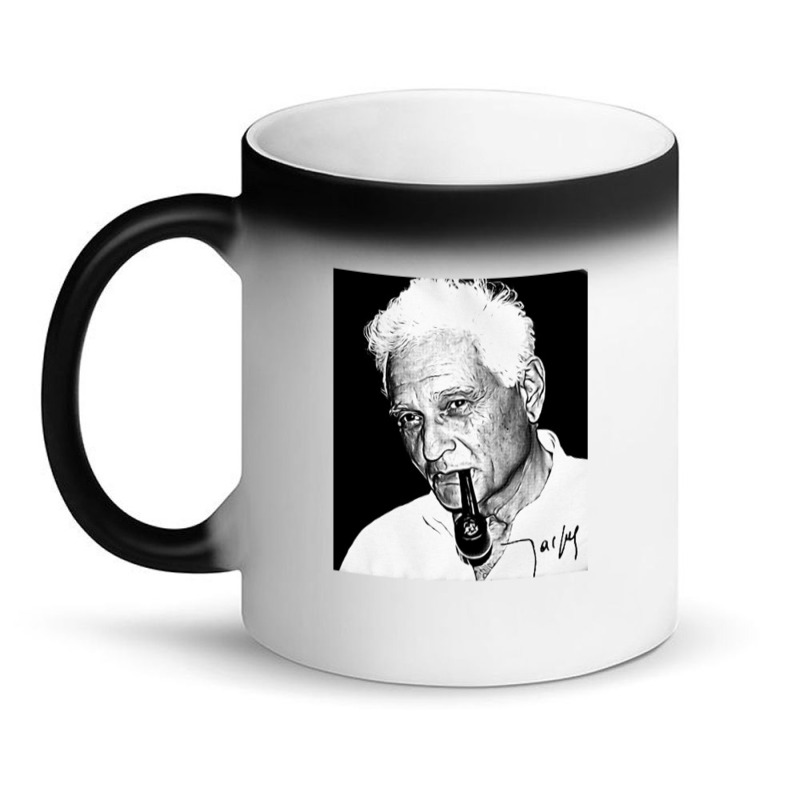 Jacques Derrida Philosopher Fan Art Design Magic Mug | Artistshot