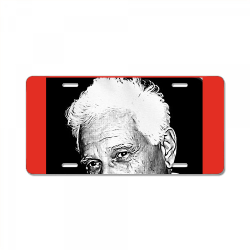 Jacques Derrida Philosopher Fan Art Design License Plate | Artistshot