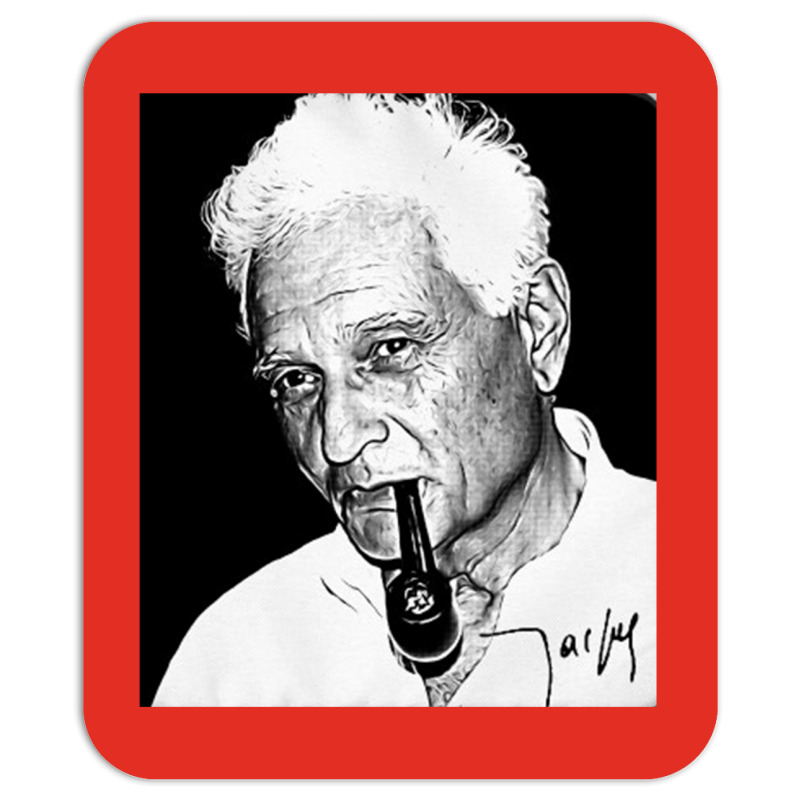 Jacques Derrida Philosopher Fan Art Design Mousepad | Artistshot