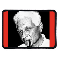 Jacques Derrida Philosopher Fan Art Design Rectangle Patch | Artistshot