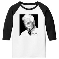 Jacques Derrida Philosopher Fan Art Design Youth 3/4 Sleeve | Artistshot