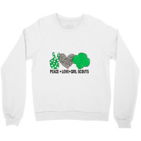 Peace Love Cookie Scout For Girls Bakery Cookie Season Crewneck Sweatshirt | Artistshot