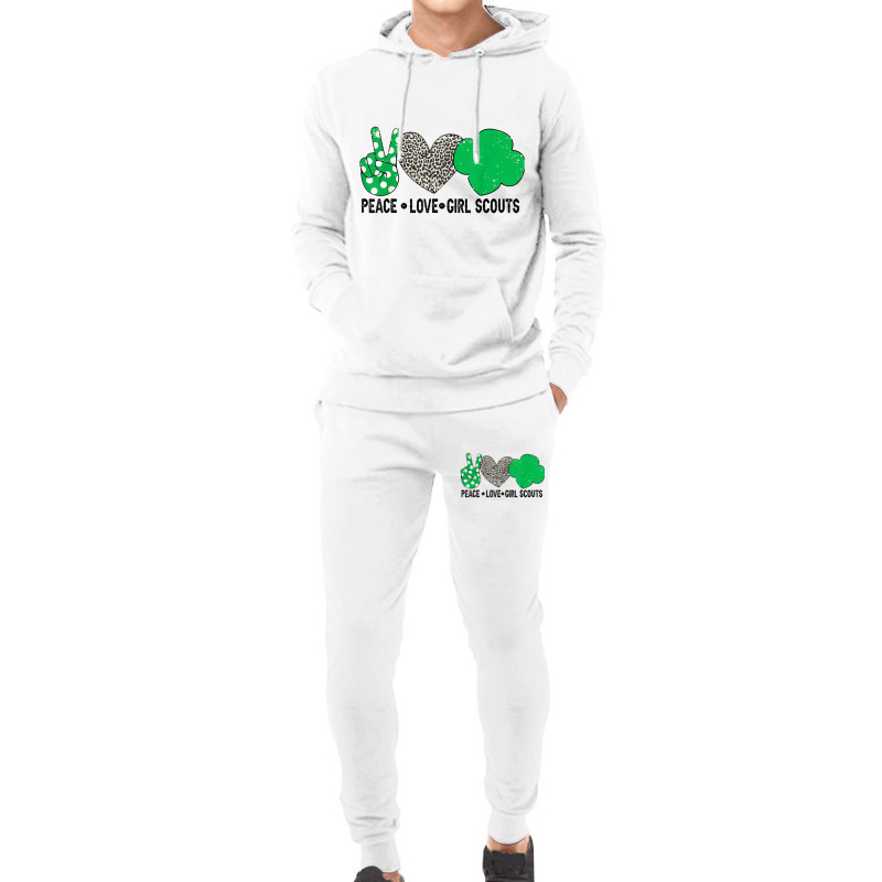 Peace Love Cookie Scout For Girls Bakery Cookie Season Hoodie & Jogger set by jabaludden | Artistshot