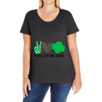 Peace Love Cookie Scout For Girls Bakery Cookie Season Ladies Curvy T-shirt | Artistshot