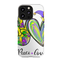 Peace Love King Cake Mardi Gras Men Women Kids Iphone 13 Pro Case | Artistshot