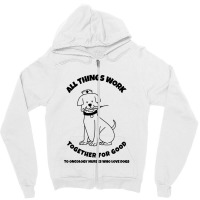 All Things Work Together For Good To Oncology Nurses Who Love Dogs Zipper Hoodie | Artistshot