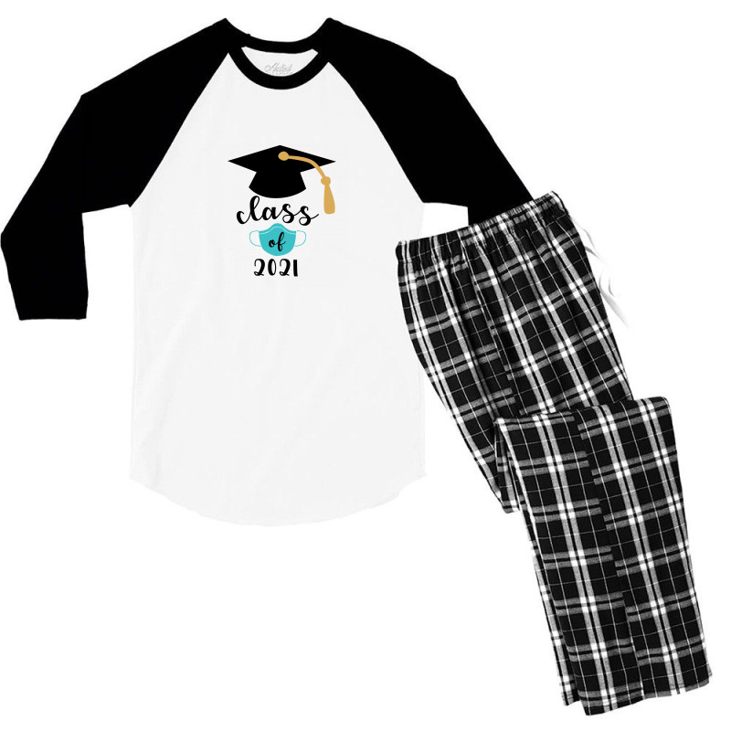 Class Of 2021 Men's 3/4 Sleeve Pajama Set by autlu2024 | Artistshot