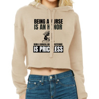 Being A Nurse Is An Honor Being A Surgical Nurse Practitioner Is Price Cropped Hoodie | Artistshot