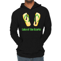 Lake Of The Ozarks Flip Flop   Missouri T Shirt Lightweight Hoodie | Artistshot