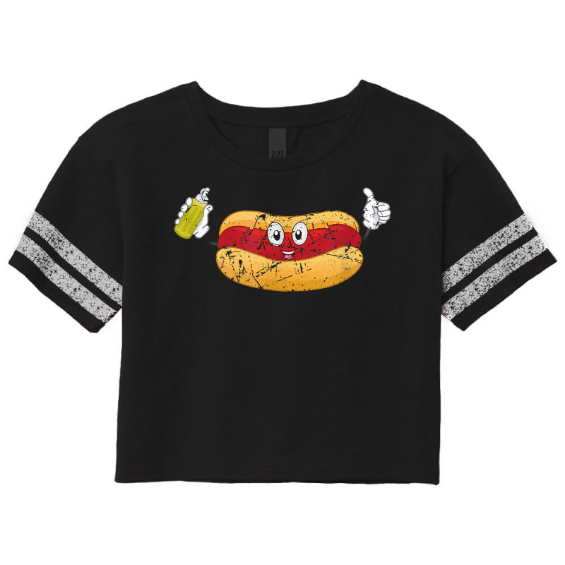 Hotdogs Mustard Sausage Lover Funny Hotdog Sandwich Grunge T Shirt Scorecard Crop Tee by abrellkfhanog8 | Artistshot