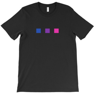 Minimalist Bisexuality Dotted Pride Flag T-shirt Designed By Djauhari.