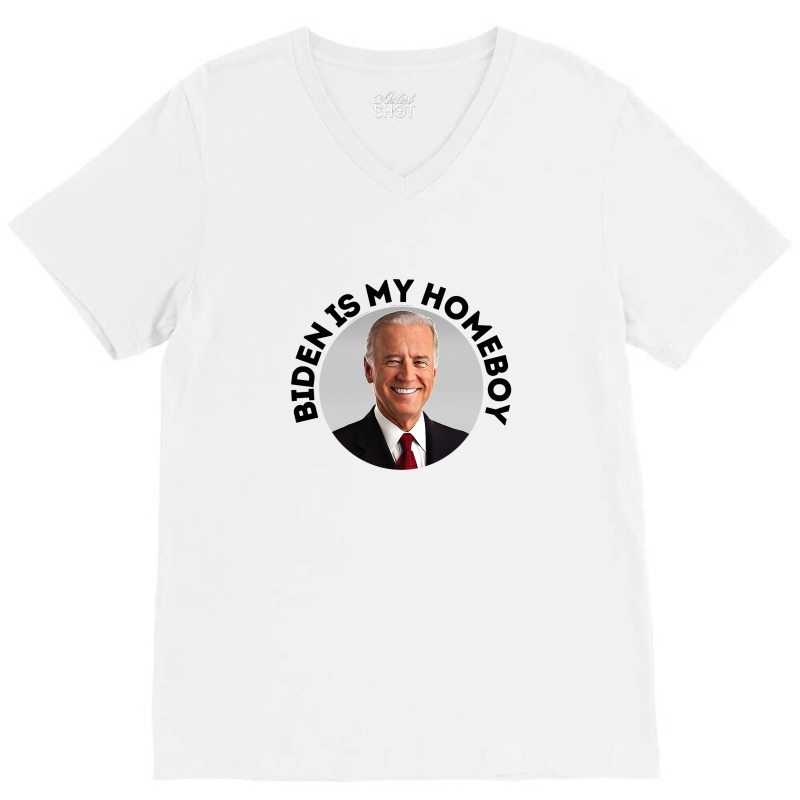 Joe Biden And Kamala Retro Style Fan Design V-neck Tee | Artistshot