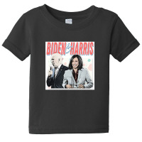 Joe Biden And Kamala Retro Style Fan Design Baby Tee | Artistshot