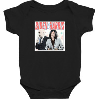 Joe Biden And Kamala Retro Style Fan Design Baby Bodysuit | Artistshot