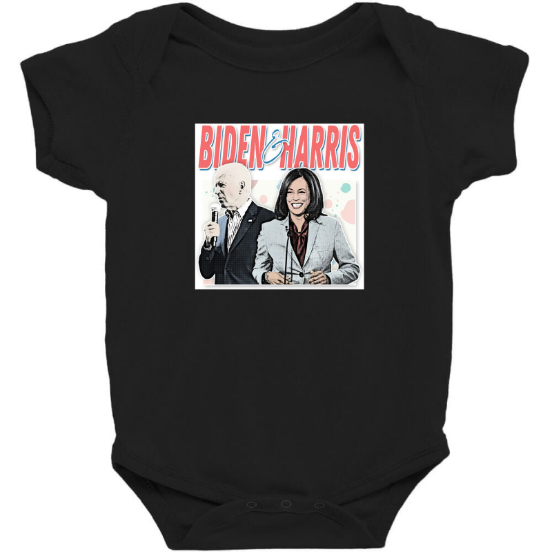 Joe Biden And Kamala Retro Style Fan Design Baby Bodysuit | Artistshot