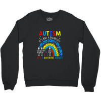 Rainbow Autism Its Not A Disability It's A Different Ability Crewneck Sweatshirt | Artistshot