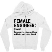 Female Engineer Zipper Hoodie | Artistshot