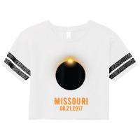 Missouri Total Solar Eclipse August 21 2017 Usa T Shirt Scorecard Crop Tee | Artistshot