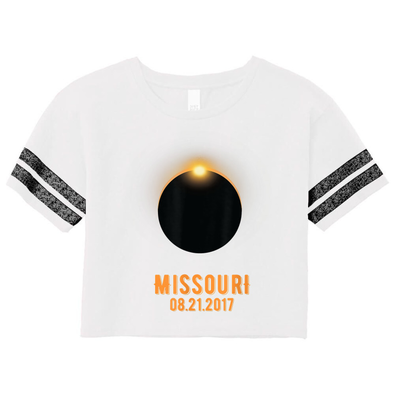 Missouri Total Solar Eclipse August 21 2017 Usa T Shirt Scorecard Crop Tee by TappanSajan | Artistshot