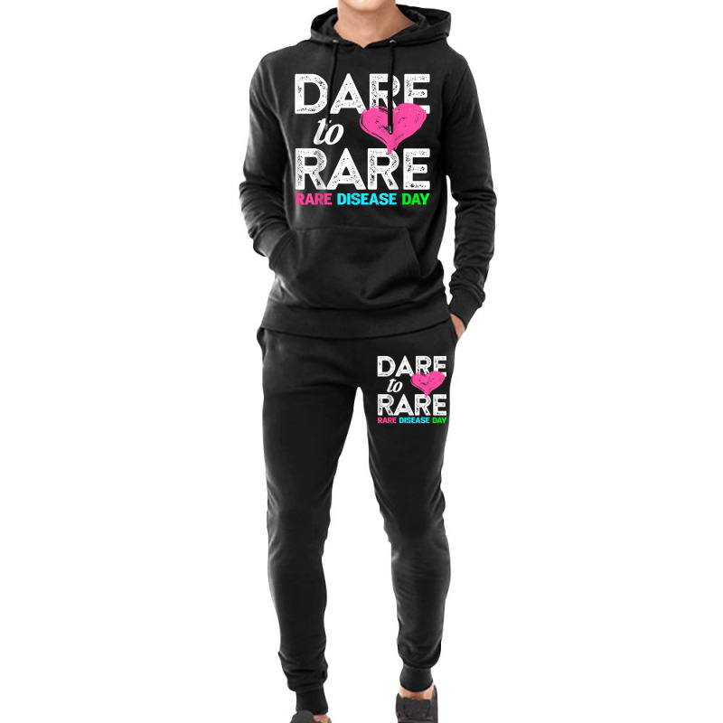 Rare Disease Day 2022 Dare To Rare Disease Day Hoodie & Jogger Set | Artistshot