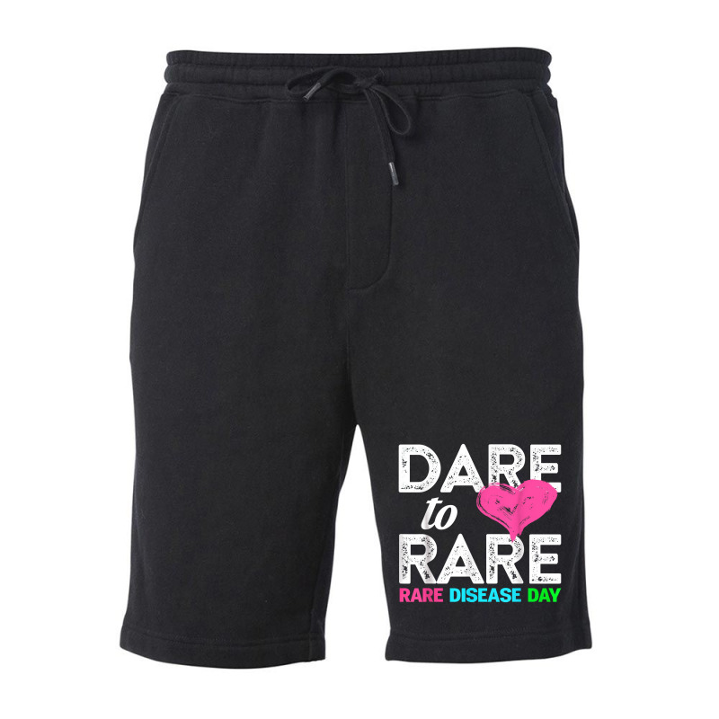 Rare Disease Day 2022 Dare To Rare Disease Day Fleece Short | Artistshot