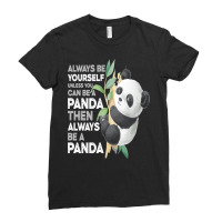 Bear Funny Panda Bear Lover Tee Panda Men Women 246 Polar Panda Ladies Fitted T-shirt | Artistshot