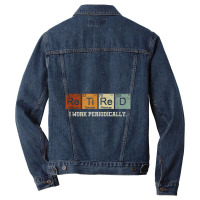 Retired Chemistry Teacher Science Retirement Gift Chemistry Men Denim Jacket | Artistshot