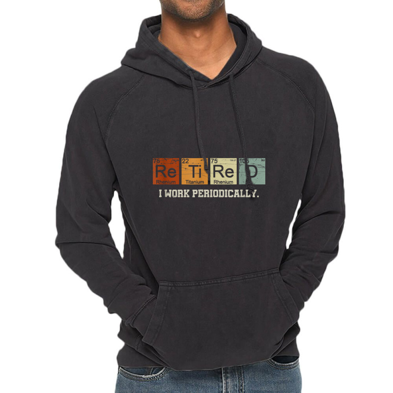 Retired Chemistry Teacher Science Retirement Gift Chemistry Vintage Hoodie | Artistshot