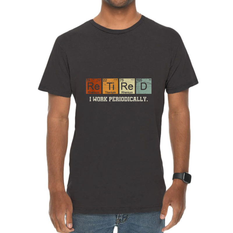 Retired Chemistry Teacher Science Retirement Gift Chemistry Vintage T-shirt | Artistshot