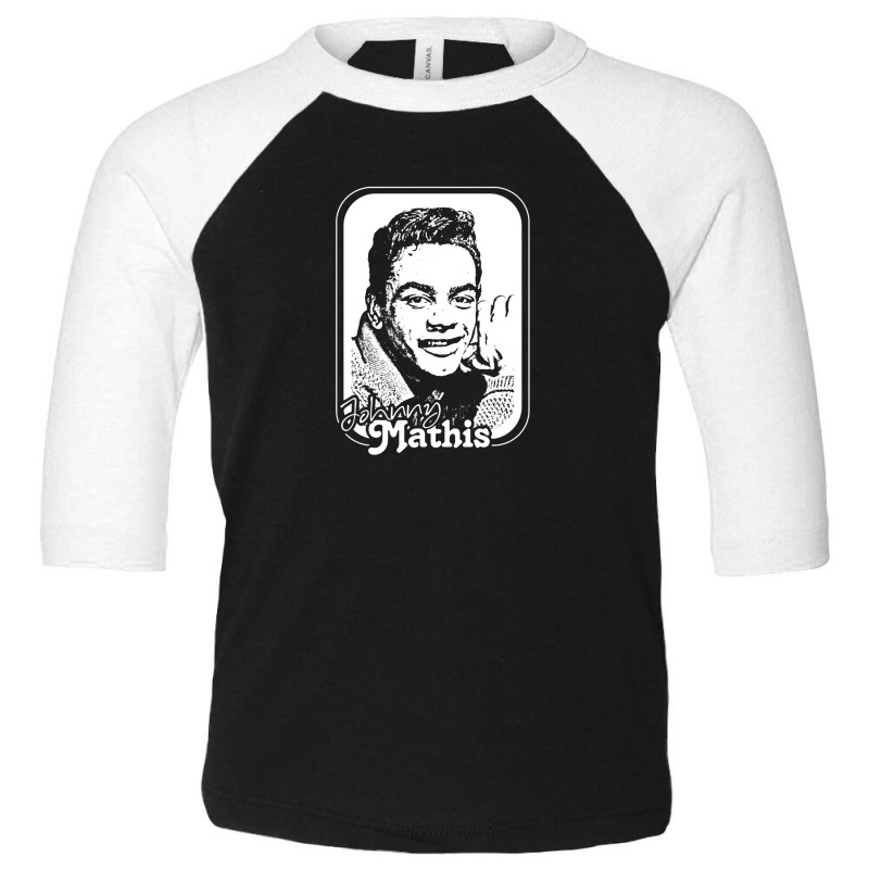 Johnny Mathis Retro Style Fan Design Toddler 3/4 Sleeve Tee | Artistshot