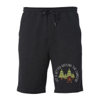 Retro Life Is Better Around The Campfire Camp Graphic Fleece Short | Artistshot