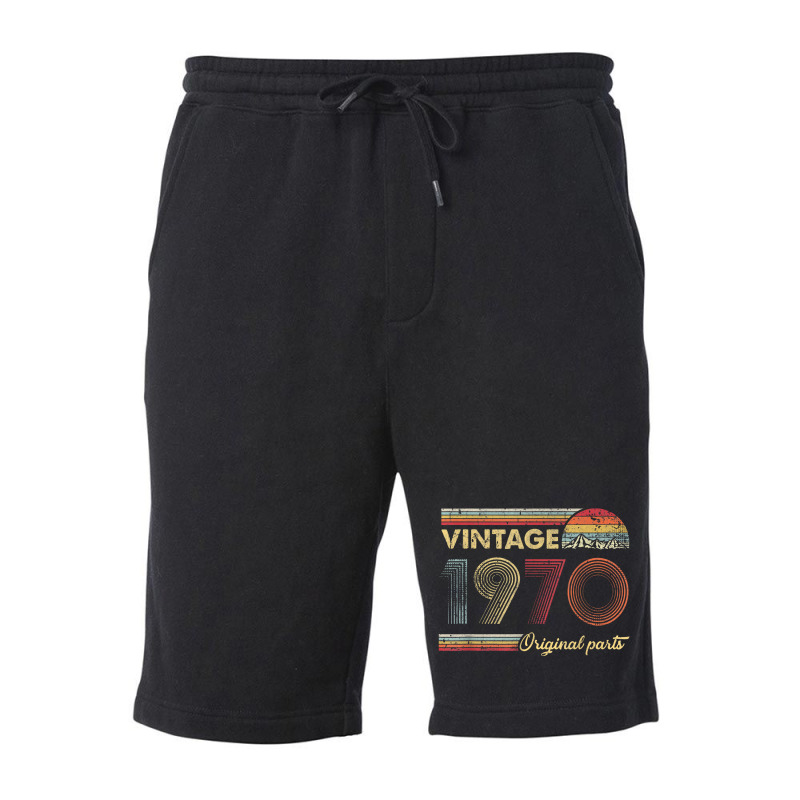 Retro Original Parts 50th Vintage 1970 Birthday Fleece Short | Artistshot