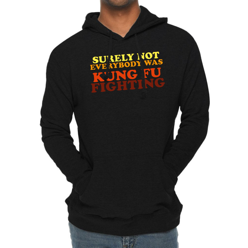 Surely Not Everybody Was Kung Fu Fighting   Colour Lightweight Hoodie | Artistshot