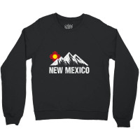 Retro Vintage Sunset Mountain New Mexico Crewneck Sweatshirt | Artistshot