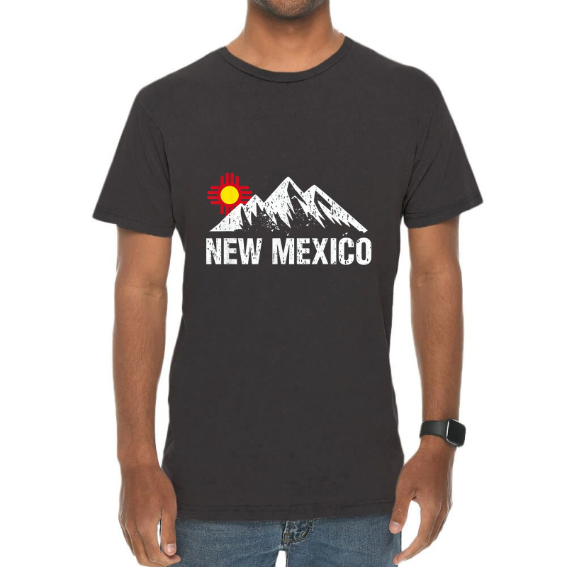 Retro Vintage Sunset Mountain New Mexico Vintage T-shirt | Artistshot