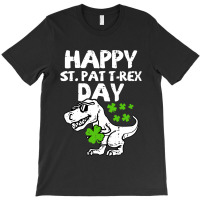 Kids Happy St Pat Trex Day Dino St Patricks Day T-shirt | Artistshot