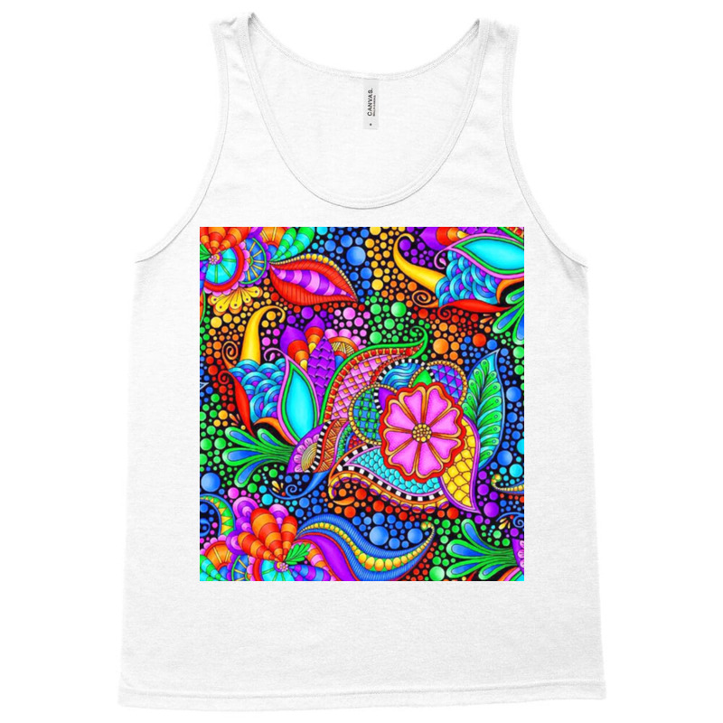 Aesthetic Abstrcat Flowers Tank Top | Artistshot