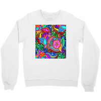 Aesthetic Abstrcat Flowers Crewneck Sweatshirt | Artistshot