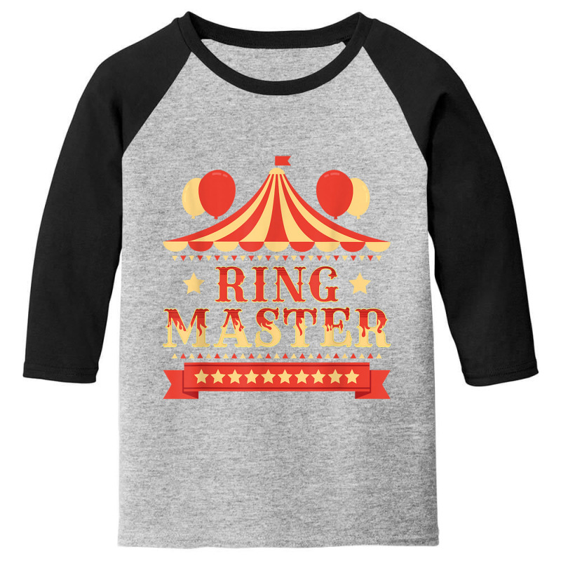 Ringmaster Circus Birthday Party Circus Costume Youth 3/4 Sleeve by jabaludden | Artistshot