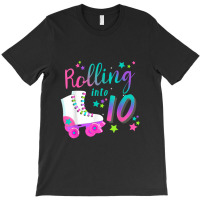 Roller Skate Birthday 5th 80's Outfit Decades Party T-shirt | Artistshot