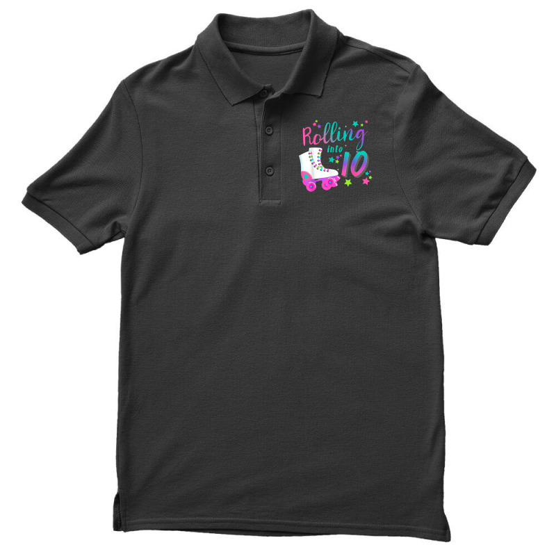 Roller Skate Birthday 5th 80's Outfit Decades Party Men's Polo Shirt | Artistshot