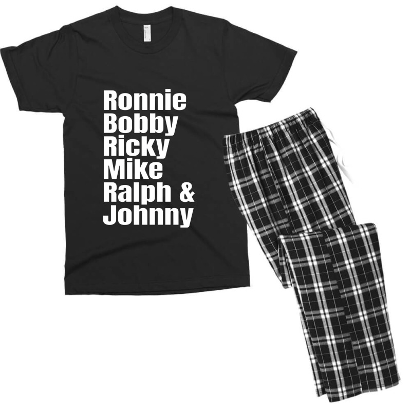 Ronnie Bobby Ricky Mike Ralph And Johnny Men's T-shirt Pajama Set | Artistshot