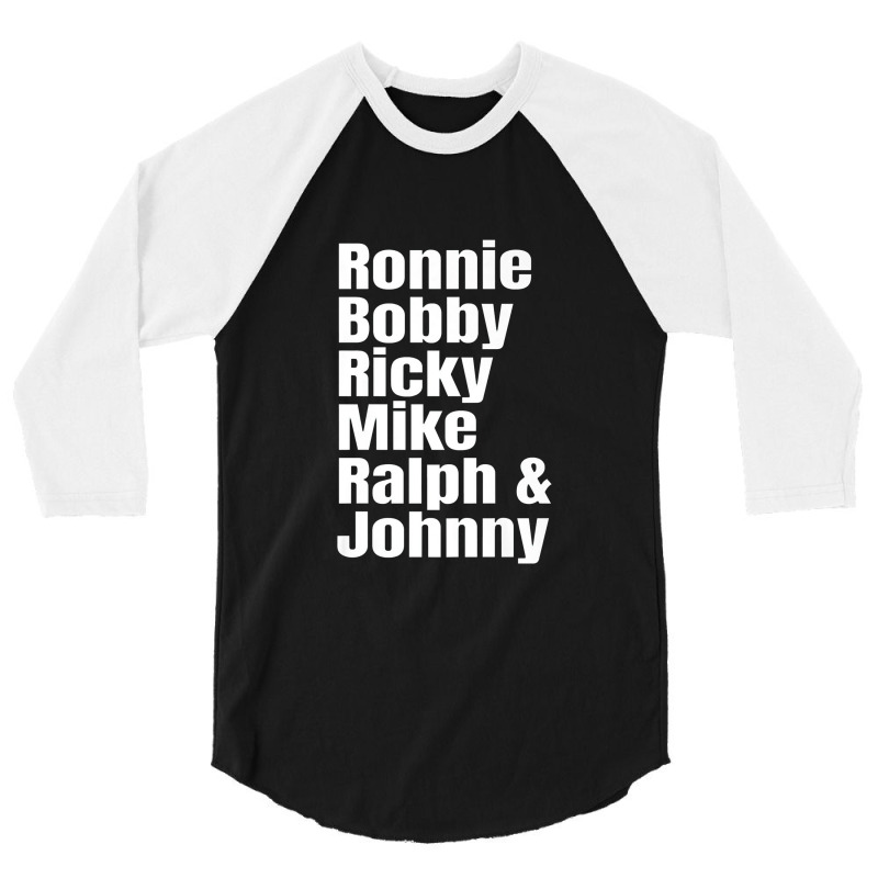 Ronnie Bobby Ricky Mike Ralph And Johnny Premium 3/4 Sleeve Shirt | Artistshot