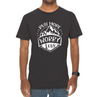 Run More Worry Less Camp And Travel Gift Vintage T-shirt | Artistshot